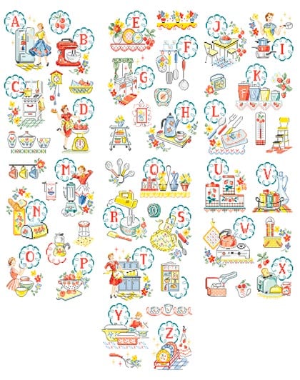 Le grand ABC \"Cuisine Vintage\"