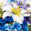 Lilies And Cornflowers