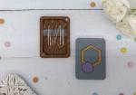 Needle Case - Hexagone - Purple
