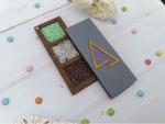 Beads organizer - Triangle - Purple