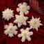Felt Ornaments Applique Kit - Pearl Snowflakes