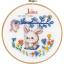 Birth Sampler - Rabbit on Swing