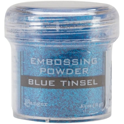 Embossing Powder - Blue Tinsel