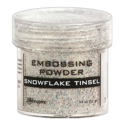 Embossing Powder - Snowflake Tinsel