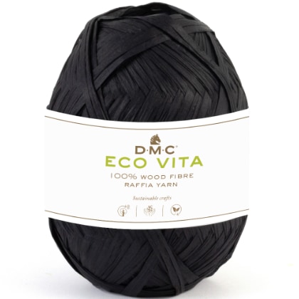 Raffia Eco Vita - Black - 02