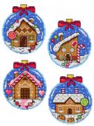 Gingerbread Houses Baubles II (4)