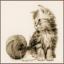 Kitten and his Ball of Yarn