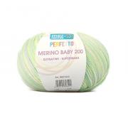 Perfetto Merino Baby 200 - S0550 - Lime Multicolor