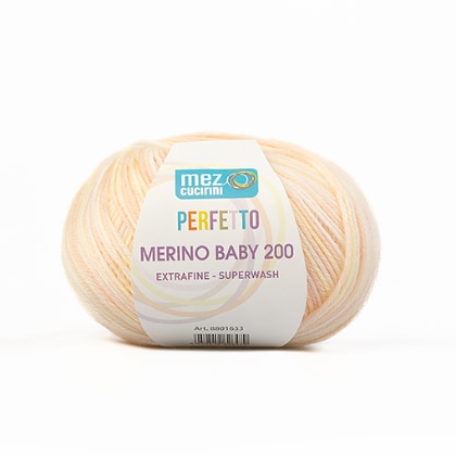 Perfetto Merino Baby 200 - S0530 - Apricot Multicolor
