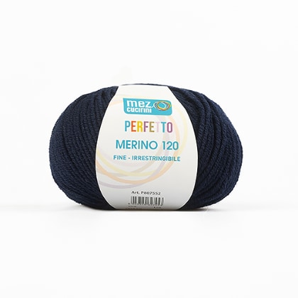 Perfetto Merino 120 - 00410 - Night Blue