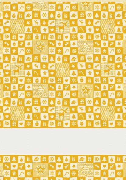 Kitchen towel - Astrid - Yellow