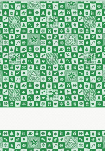 Kitchen towel - Astrid - Green