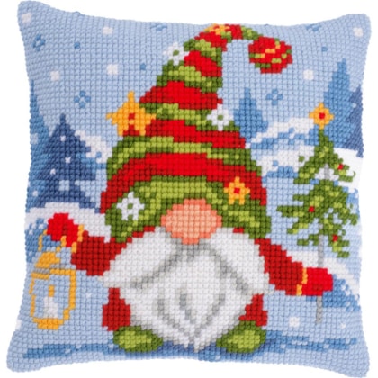 Front Cushion: Christmas gnome