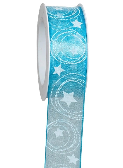 Ribbon - Midnight Star - Light Blue (5 mt)