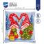 Front Cushion: Christmas gnomes