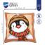 Front Cushion: Penguin