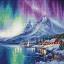 Nothern Lights - Needlepoint