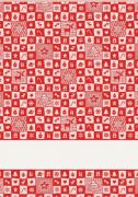 Kitchen towel - Astrid - Red