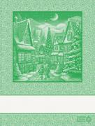 Kitchen towel - Paesaggio - Green