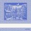 Kitchen towel - Paesaggio - Blue
