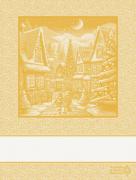 Kitchen towel - Paesaggio - Yellow