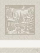 Kitchen towel - Paesaggio - Ecru