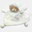 Doudou Bear with Decorative Bib to Embroider - Cream