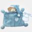 Doudou Bear with Decorative Bib to Embroider - Blue