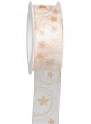 Ribbon - Midnight Star - Cream (5 mt)