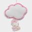 Baby Bear Birth Ribbon on Swing with Cloud - Pink