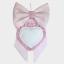 Birth Ribbon with Heart to cross-stitch - Pink