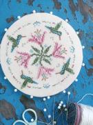 Charm Of Hummingbirds - Georgian Pinwheel