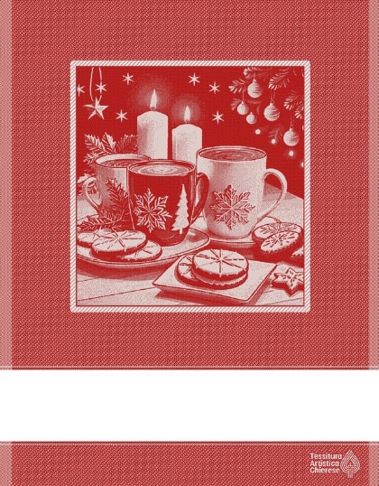 Kitchen towel - Relax - Red