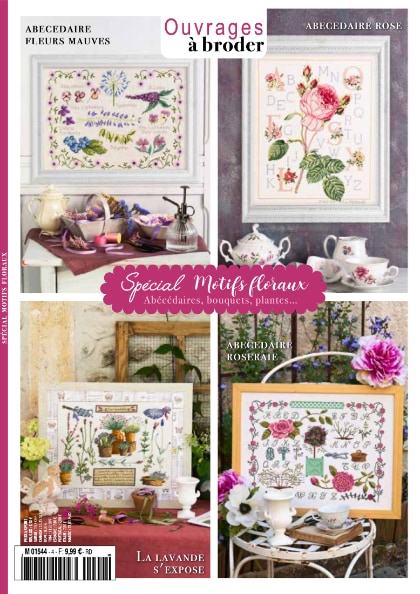 Spécial motifs floraux - Abécédaire, bouquets, plantes...