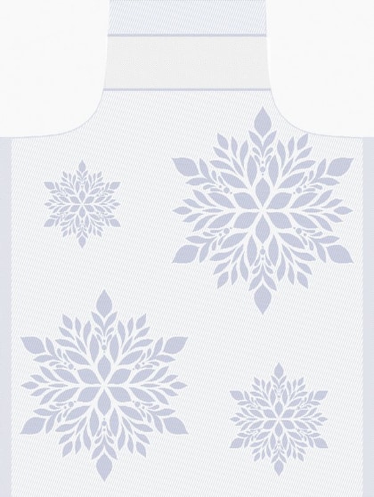 Apron Vik Lurex - Light Blu / Silver