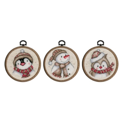 Miniature Winter Characters - set of 3
