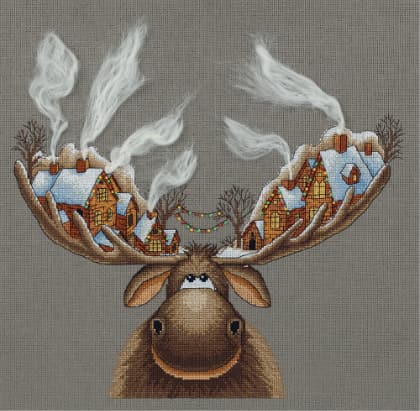 Christmas Moose