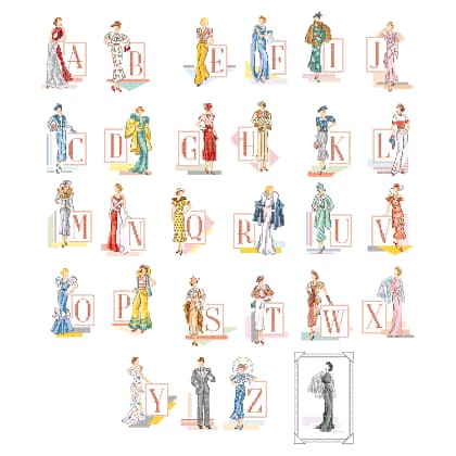 Le grand ABC \"Années Glamour\"