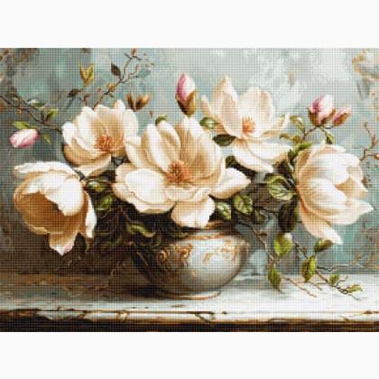 The Mysterious Magnolias - Needlepoint