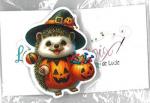 Hedgehog Halloween Magnet