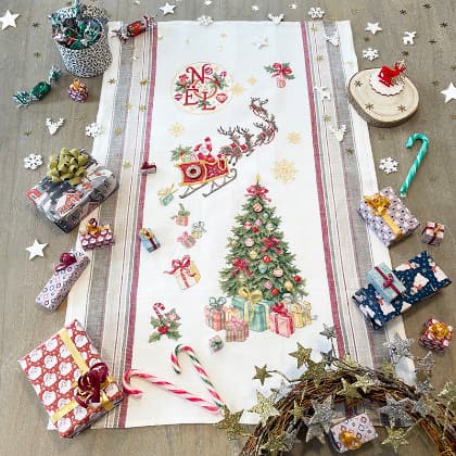 Tea Towel « Père Noël » - Linen