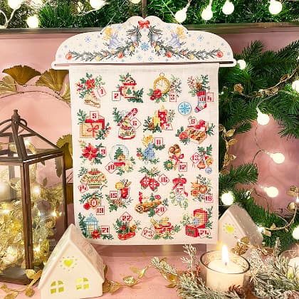 Hanging - \"Advent Calendar\" - Aida