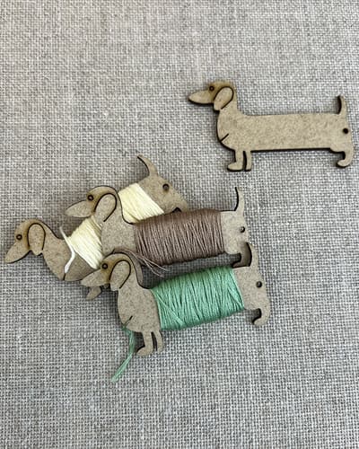 Embroidery Thread Holder - Dachshund