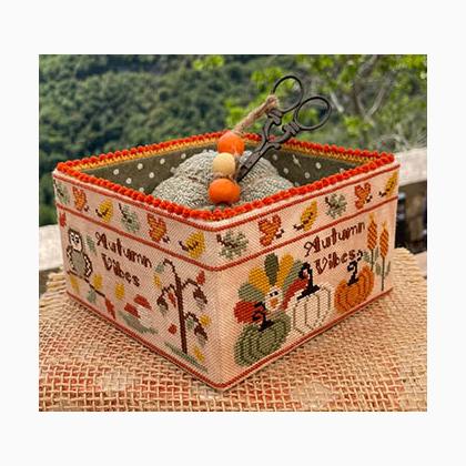 Autumn Vibes Sewing Basket