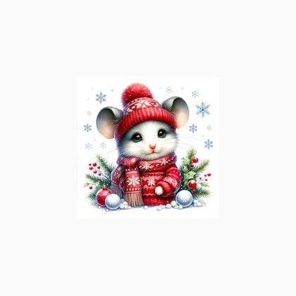 Christmas Mouse 2024 Magnet