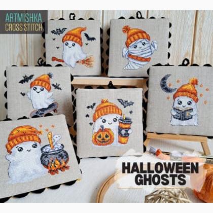 Halloween ghosts ornaments