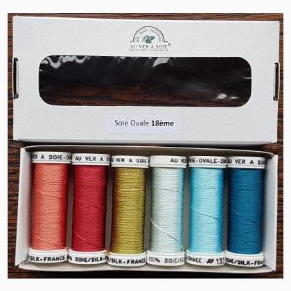 Soie Ovale - 6 Shades Pack - 18ème