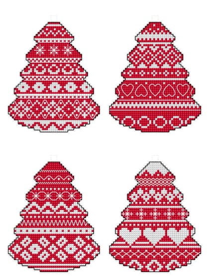 Scandinavian Christmas Trees (4)