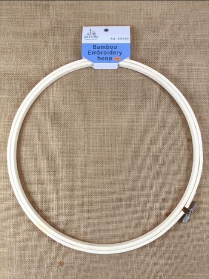 Bamboo Hoop Frame, dia 25 cm.