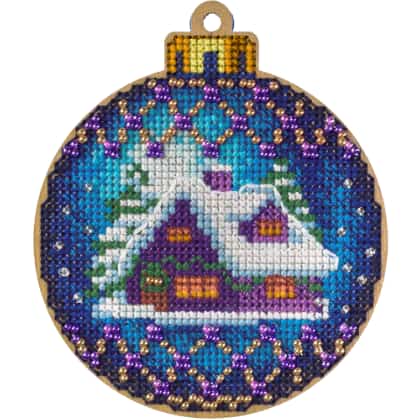 Christmas ball - Winter Cottage